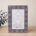 Фоторамка 10*15см «Верона» черный, пластик