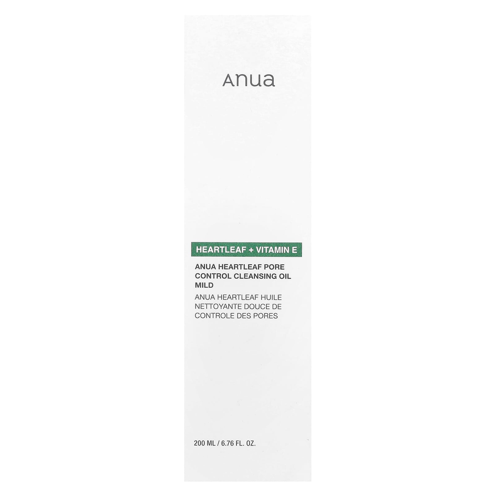 Anua, Heartleaf Pore Control, очищающее масло, мягкое, 200 мл (6,76 жидк. Унции)