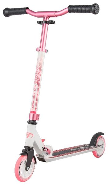 Складной самокат Comfort 125R Бело-розовый