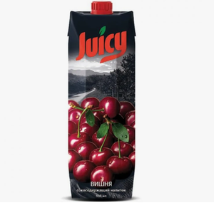 СОК JUICY ВИШНЯ 0.95Л