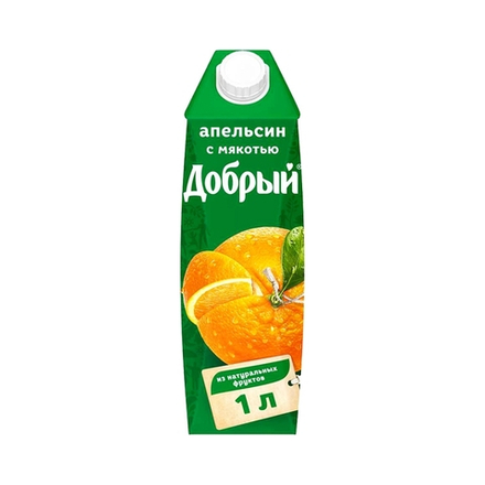Сок апельсиновый 1 литр.