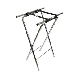 Подставка стойка напольная для подносов 52,8*35*74,5 см, нерж. (триджек) P.L. - BarWare