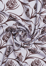 Шелковый платок Qarlygash & Qyzgaldaq PINK GREY 140x140