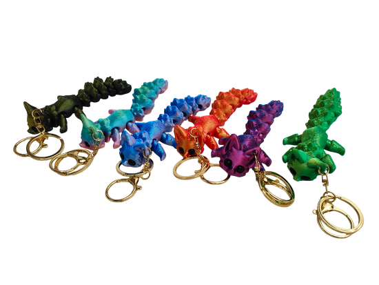 Брелок 3d-печатный Лиса в ассорт. 12 см