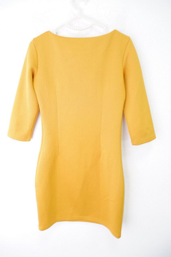 Платье Zolla ярко-желтое 42 размер