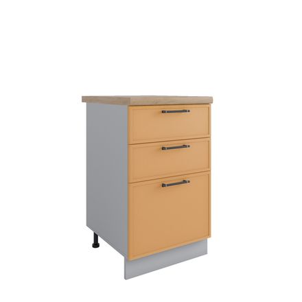 Кухня Модуль СЯБ 500 Марта Горчица Скин