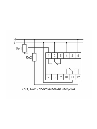 Реле времени PCU-507 2х8А 230В 2п IP20 многофункц. 2 независимых времен. 1 мод. монтаж на DIN-рейке F&F EA02.001.022