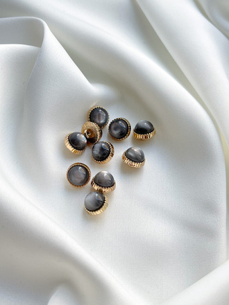 Пуговицы Золото Серые Луна