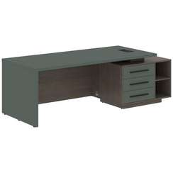 Стол руководителя с тумбой VCT 2390(R)  2300х900х750 VELION