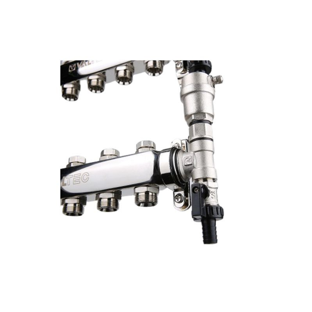Коллекторная группа Valtec 1" евроконус 3/4" на 10 выходов