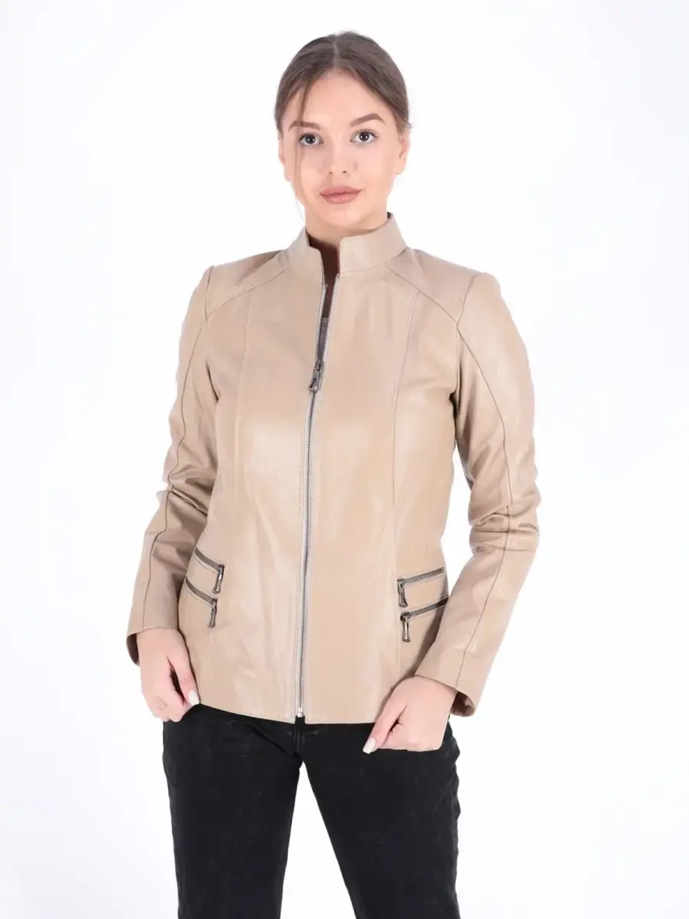 Куртка женская из натуральной кожи