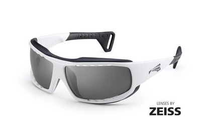 Спортивные очки LiP Typhoon / Gloss White - Black / Zeiss / PA Polarized / Methane Smoke Lens