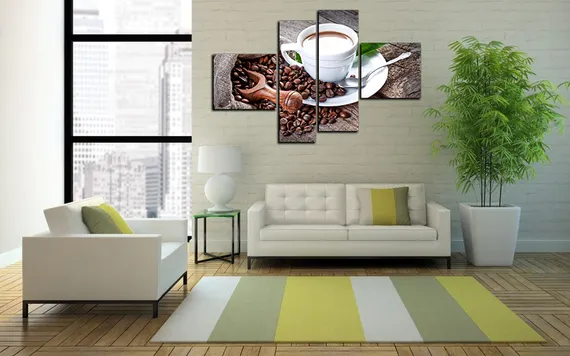 Модульная картина "Кофейное утро"