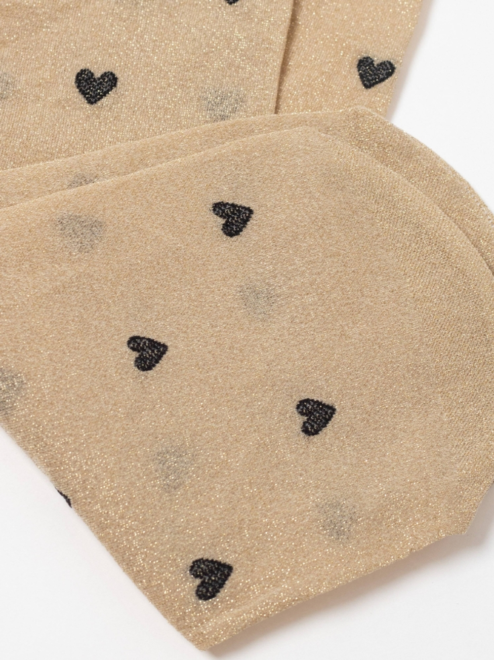 CONTE FANTASY Сияющие носки с объемными рисунками «Hearts»