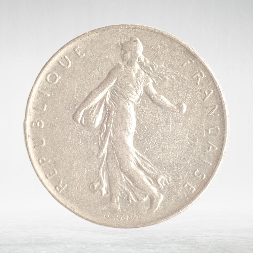 France, 1 Franc 1970 - Signature "O. Roty", VF
