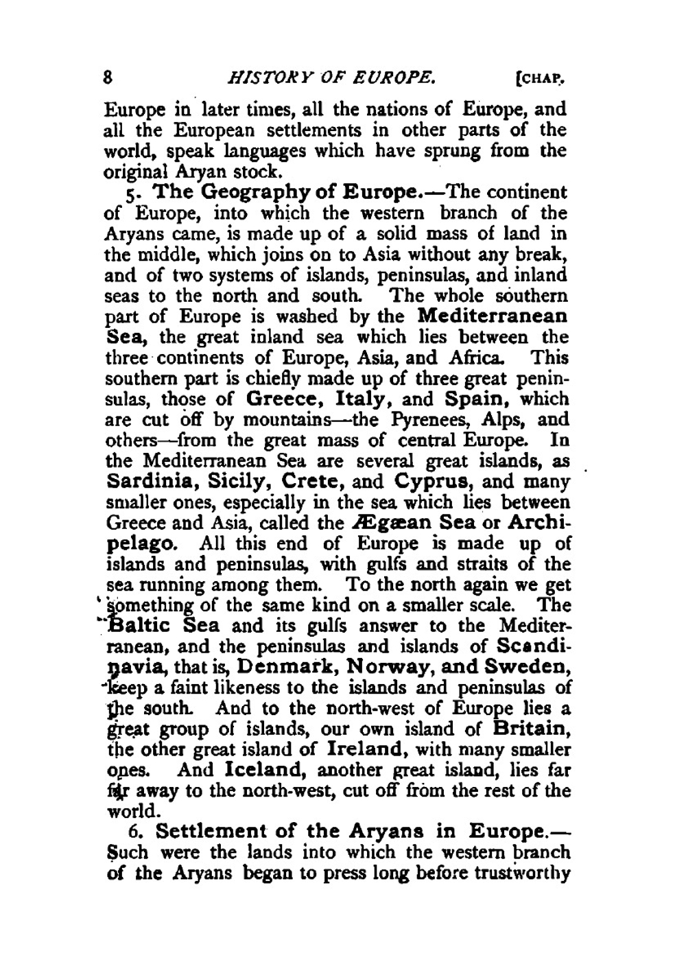 History of Europe | Freeman Edward Augustus