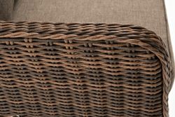 "Прованс" диван из искусственного ротанга трехместный, цвет коричневый