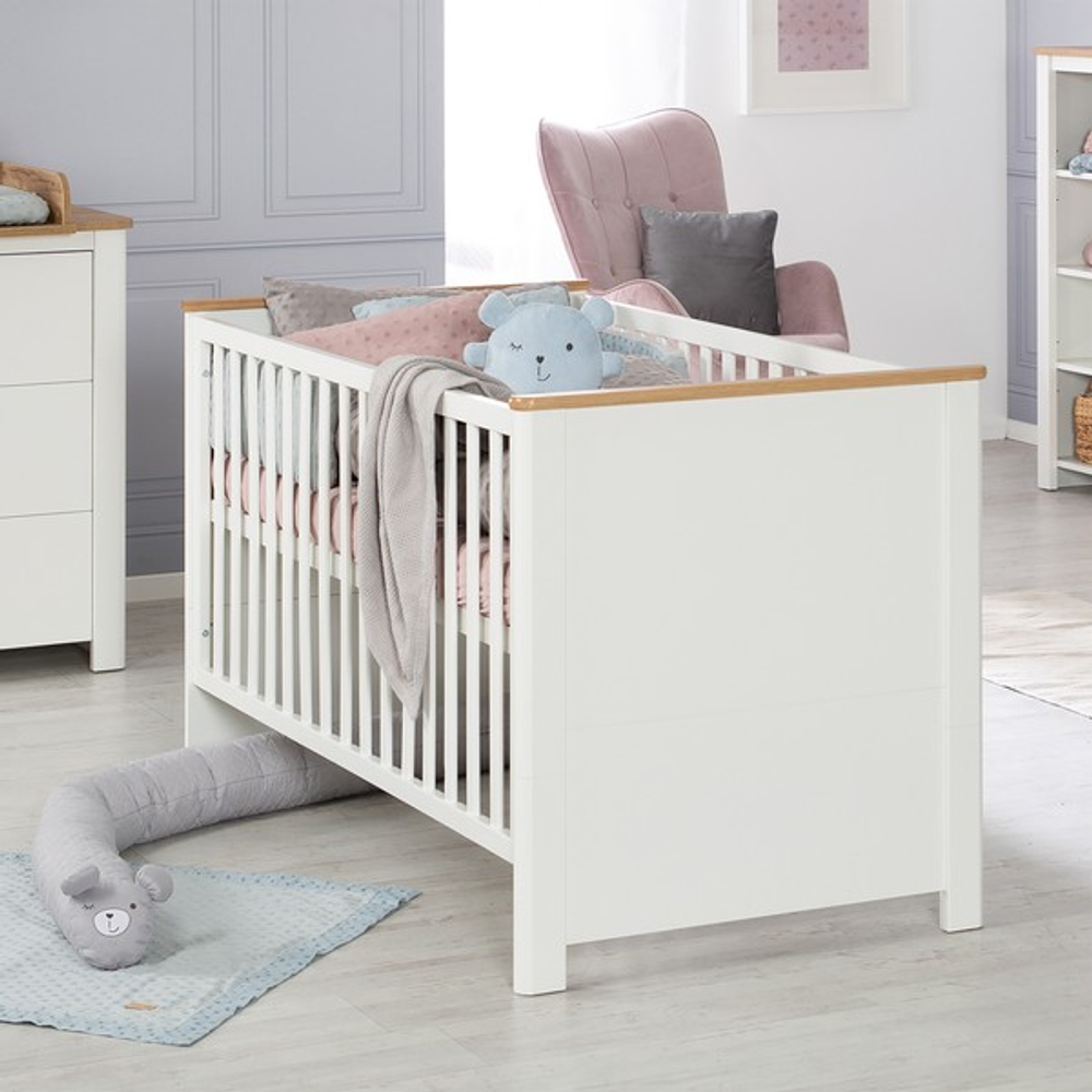 Детская кровать Roba Ava 70х140 белый/натуральный