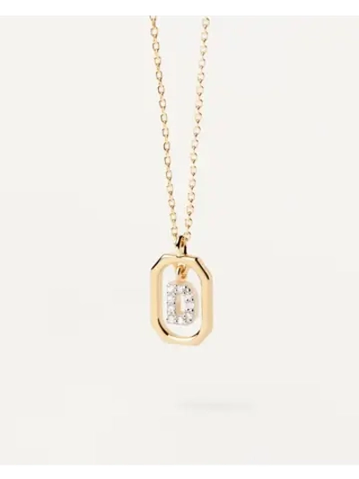 Колье женское Мини-Буква D