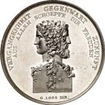 ГЕРМАНИЯ, 1800, СЕРЕБРЯНАЯ МЕДАЛЬ [РЕДКАЯ]