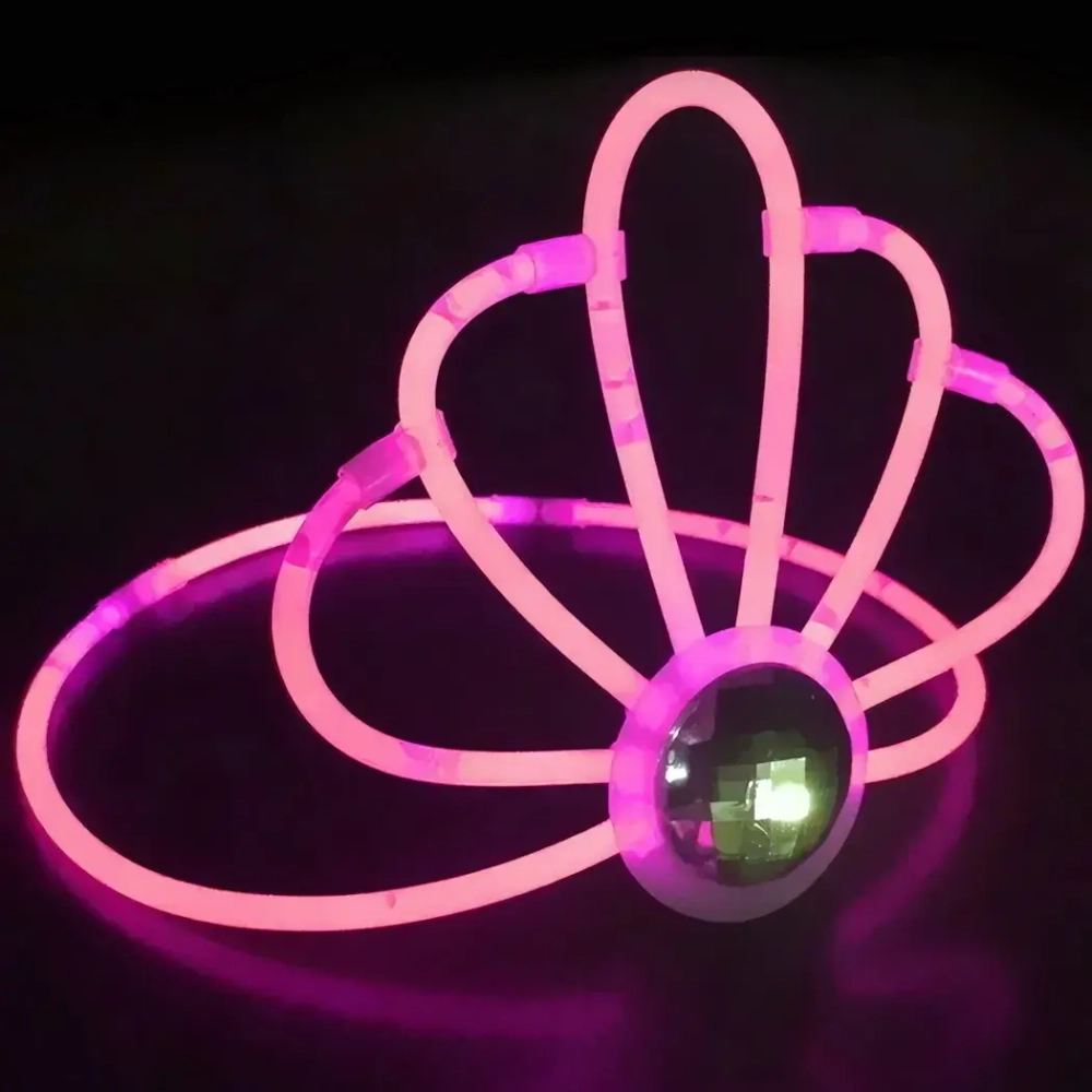 Светящаяся диадема «Розовая корона» 17x17x12,5см (арт.80251)