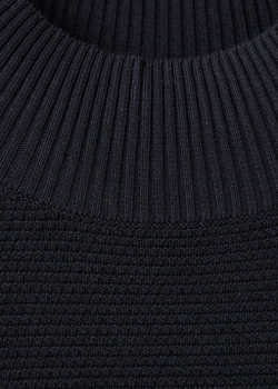 Фактурный джемпер с воротником perkins