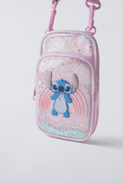 ZARA ВИНИЛОВЫЙ ЧЕХОЛ ДЛЯ ТЕЛЕФОНА LILO & STITCH © DISNEY, ЦВЕТ МАЛЬВЫ