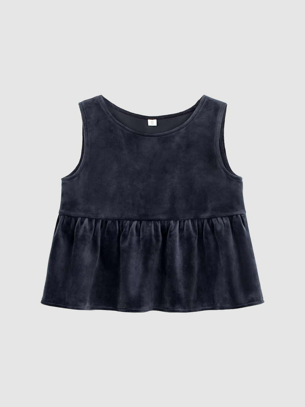 Велюровая туника укороченная Mjölk Mist Grey