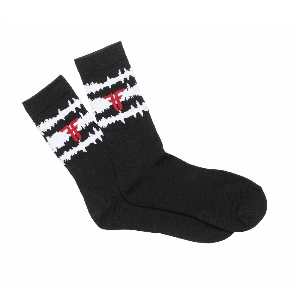 Носки Fallen STATIC SOCK - BLACK / WHITE