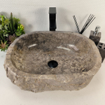 Раковина из мрамора Erozy Grey EM-65560 50*39*15 0887