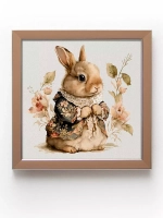 Картины на стену интерьерные на холсте 4 шт, 23*23 см