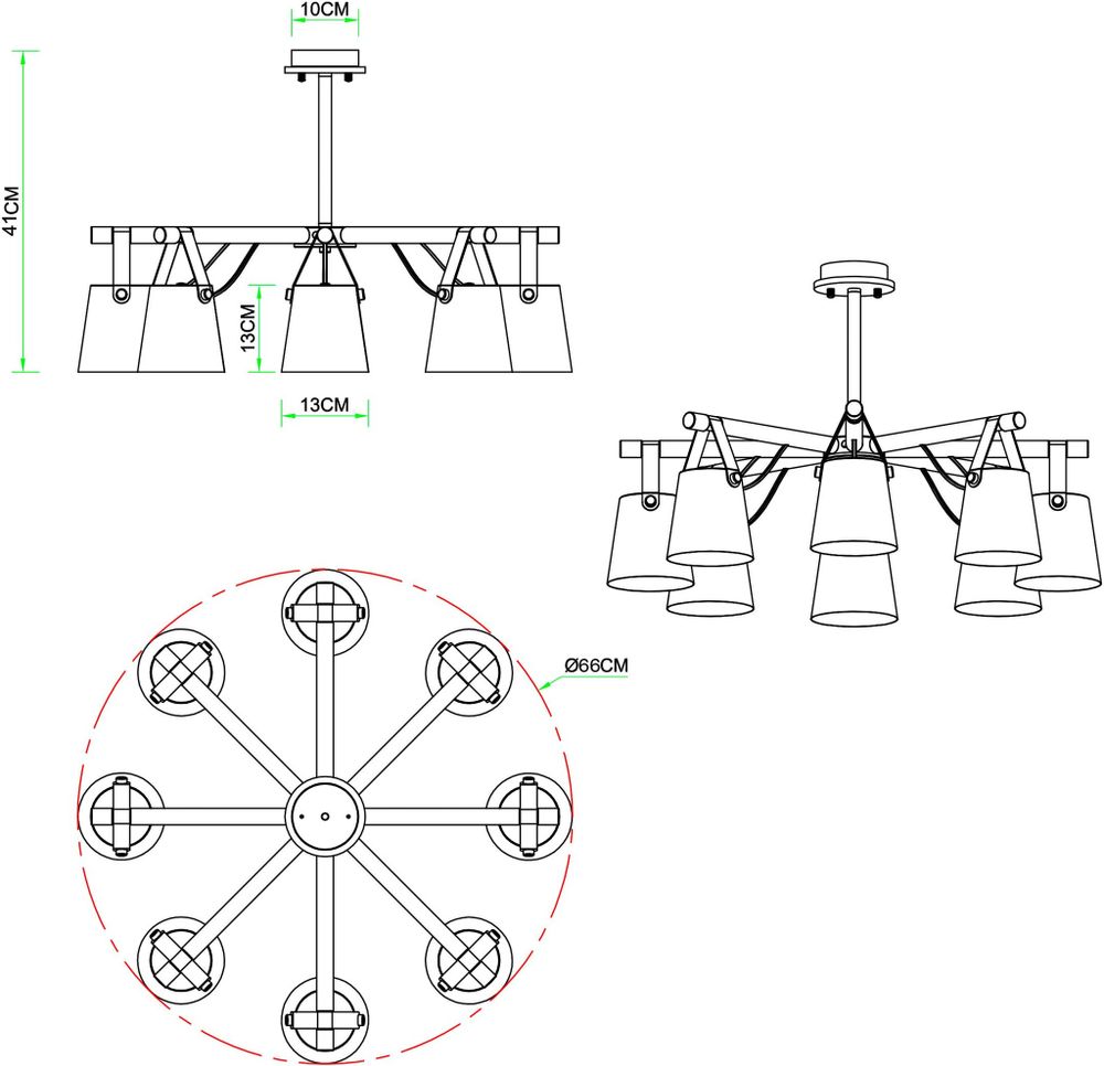 Потолочная люстра Arte Lamp