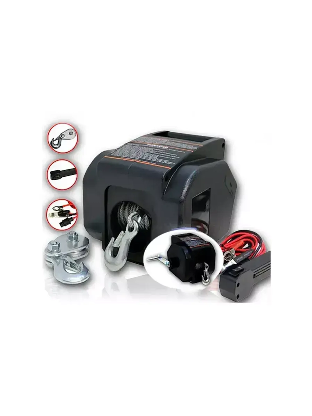 Лебедка электрическая на прицеп