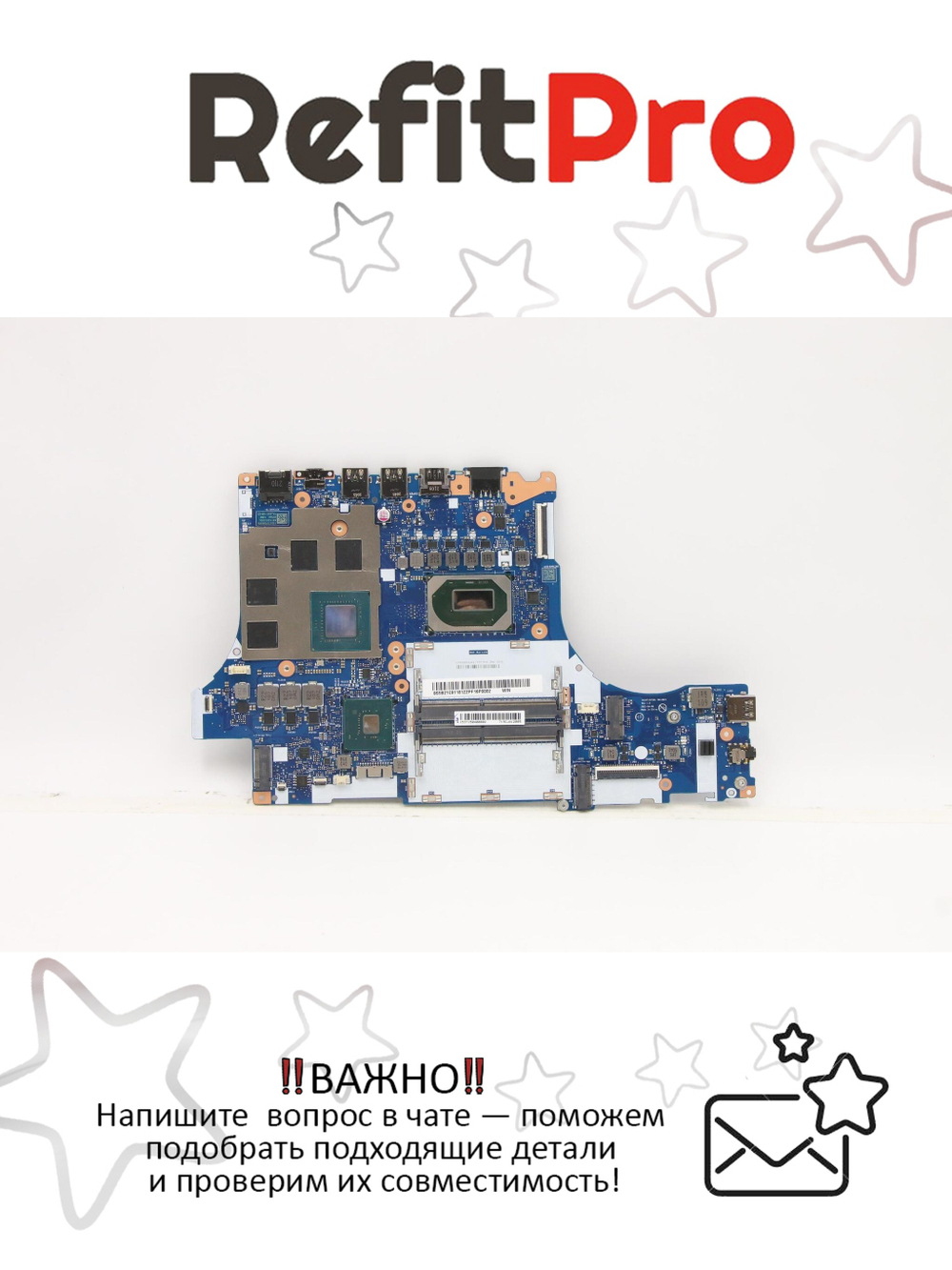 Материнская плата для ноутбука Lenovo Legion 5-15IMH6 82NL WIN i5-10500H RTX3050Ti 4G (5B21C81181), оригинал