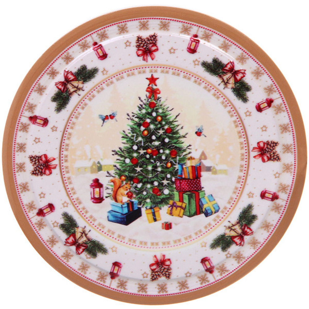 Подставка под кружку керамическая 10,5см «Ёлочка»