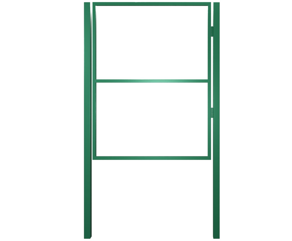 Калитка для забора со столбом 1,0х2.0м ,только каркас.