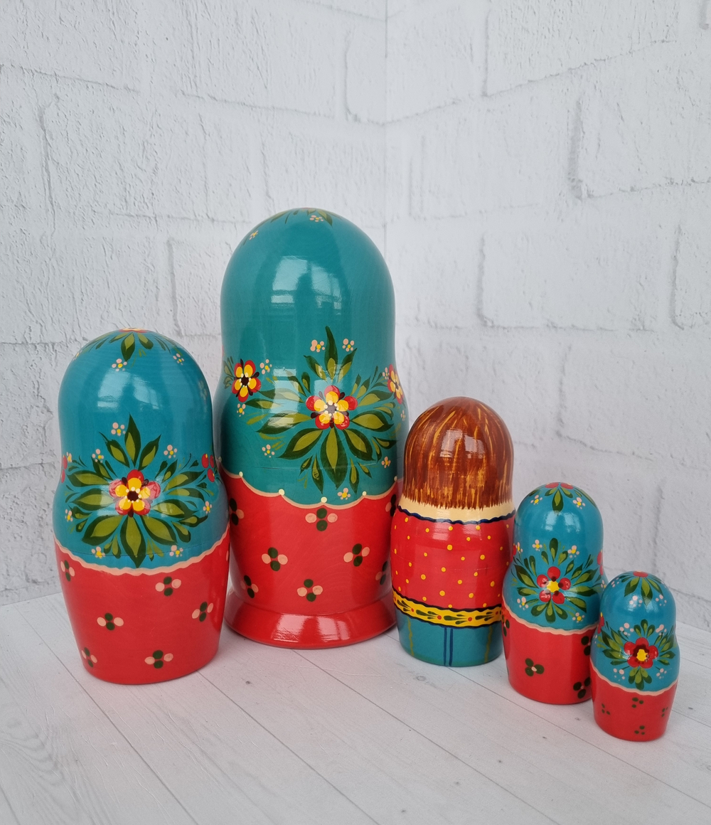 Матрешка "с курочкой" традиция 5мест