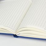 Блокнот в клетку с резинкой МАЛЫЙ ФОРМАТ А6 (100x150 мм), 80 л., балакрон синий BRAUBERG "Metropolis", 111588