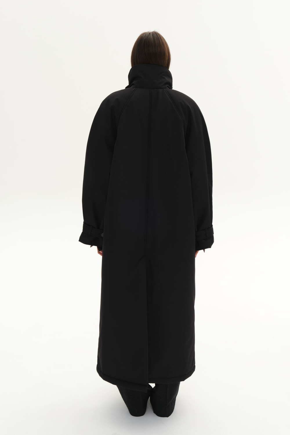 Утепленный плащ MAMIN | Черный