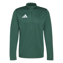 Мужская теннисная кофта Adidas Entrada 26 Training Top - dark green/white