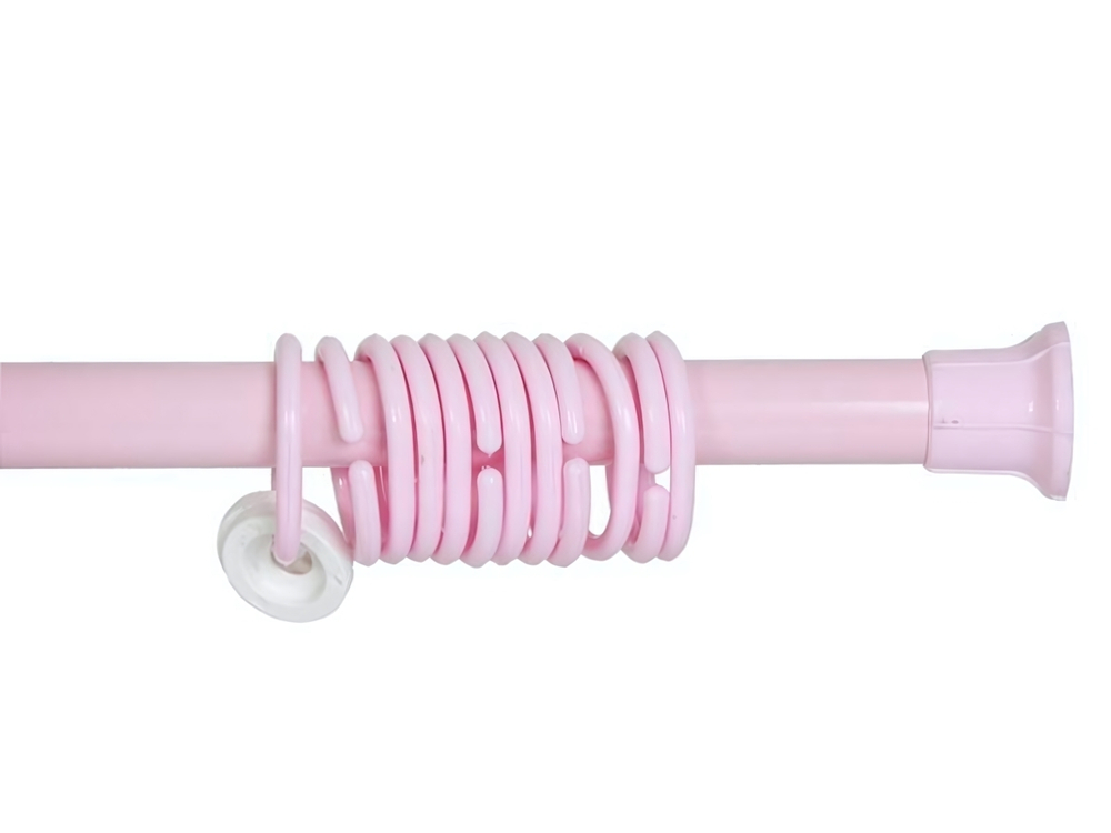 Карниз для ванной 220см розовый