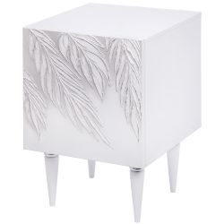 Тумба прикроватная Тропик Классика Айс Сильвер левая