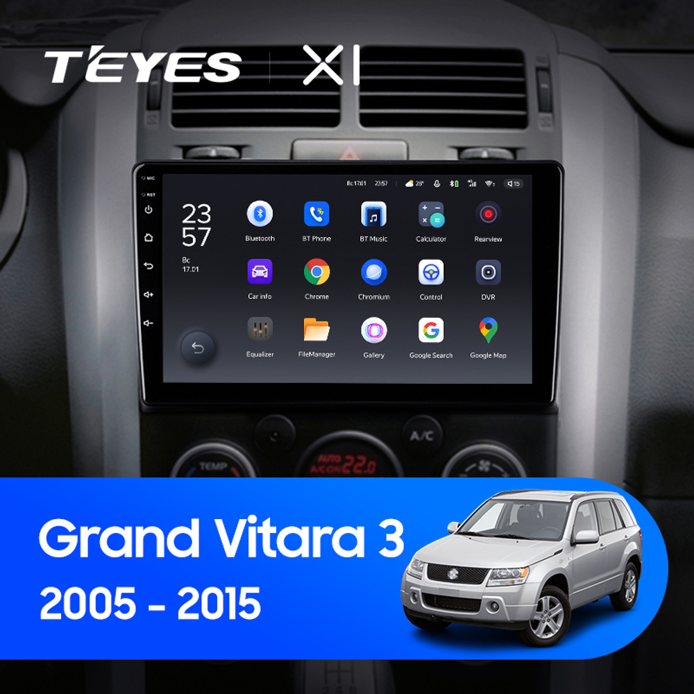 Teyes X1 9" для Suzuki Grand Vitara, Escudo 2005-2015