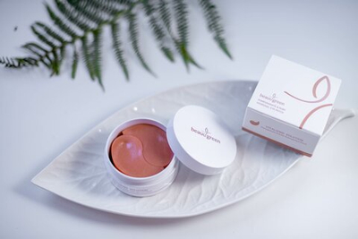 BeauuGreen Pomegranate & Ruby Hydrogel Eye Patch гидрогелевые патчи с гранатом и рубиновой пудрой 60шт