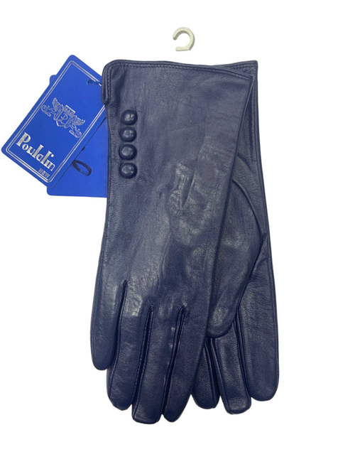 Перчатки. Женские. Материал верха: Кожаные. Подклад: Плюш-флис. 5 шт в упаковке.