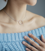 Колье с кольцом 20 мм