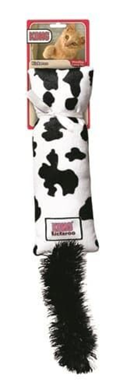 Kong игрушка для кошек "Кикеру" буренка цвета в ассортименте с кошачьей мятой