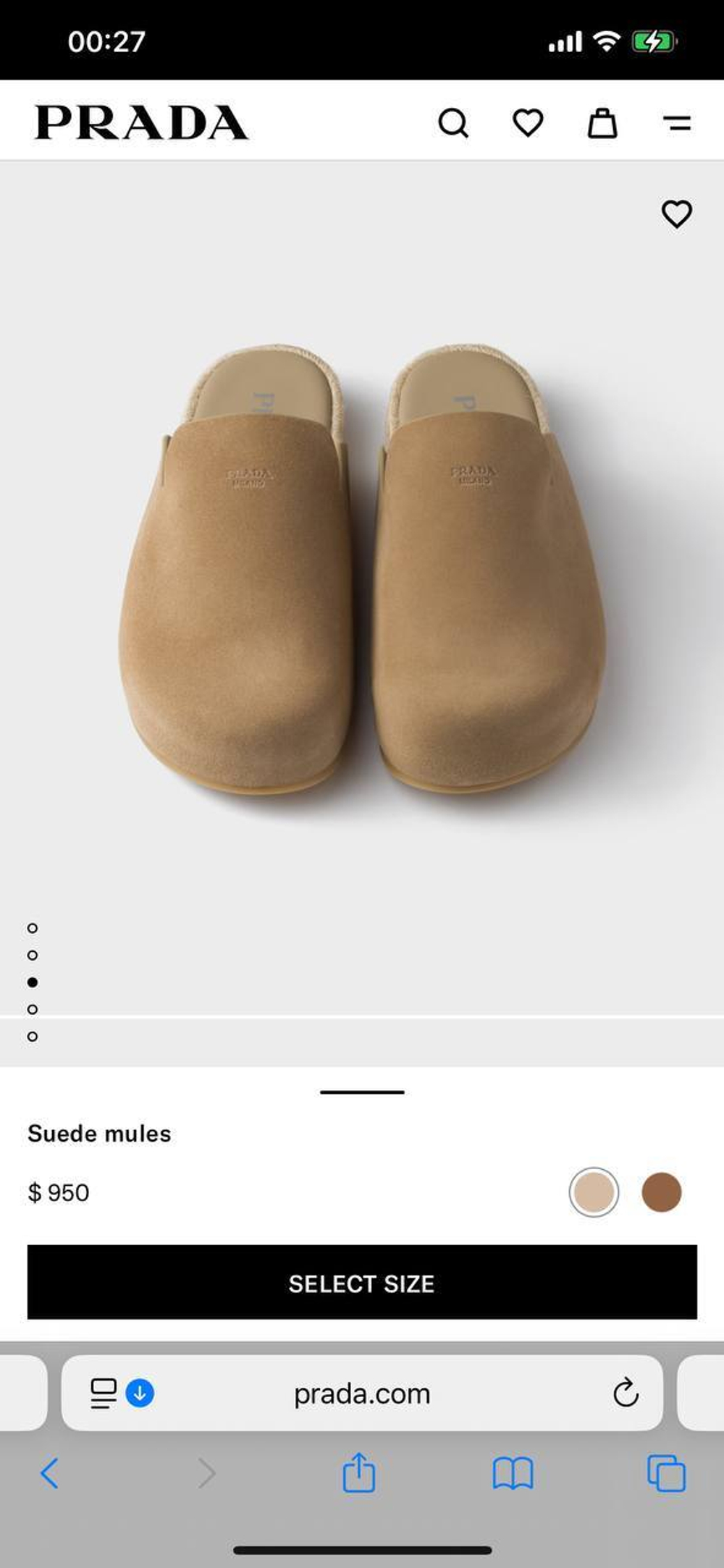 Сабо Prada
