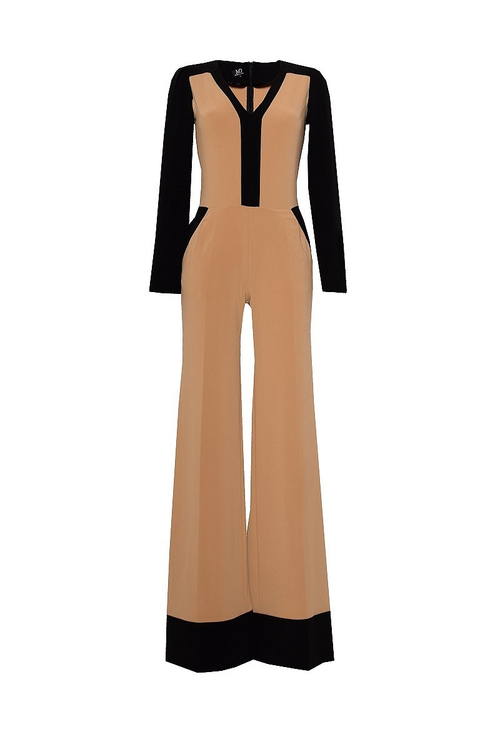 Комбинезон с контрастной отделкой 02-16LE