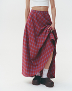 A-line Skirt Wine
